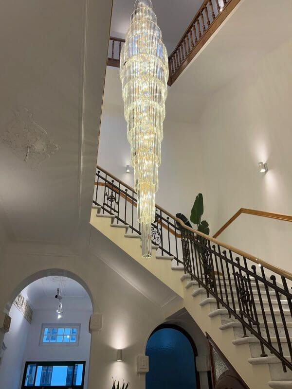 Galerie Leuchte Spirale Glas
