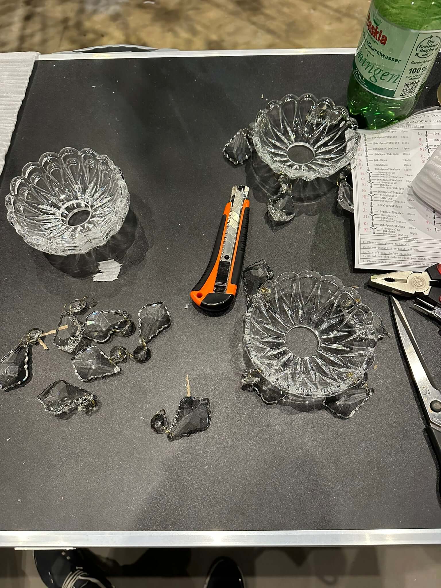 rießiger kronleuchter