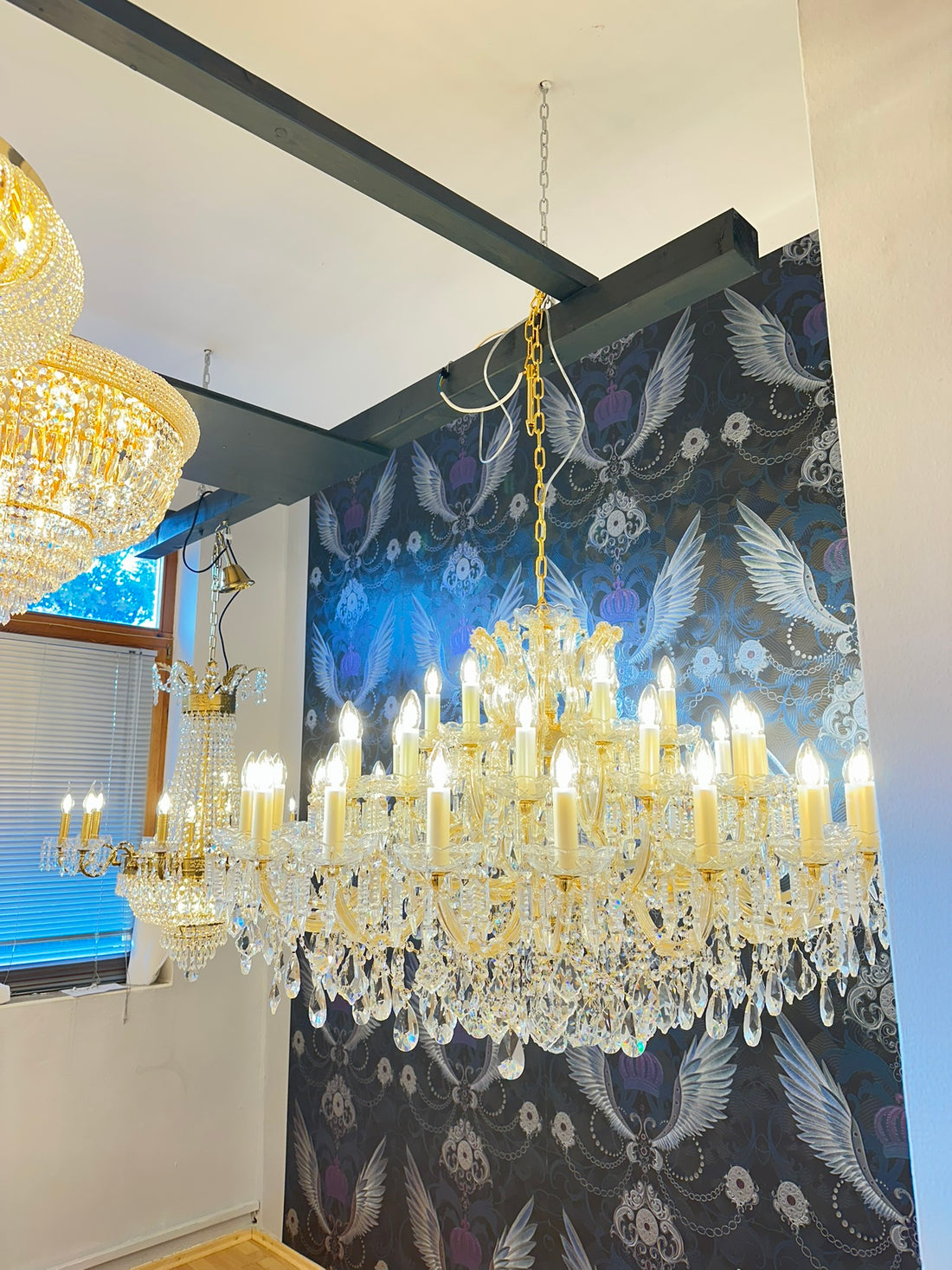 luxus kronleuchter showroom