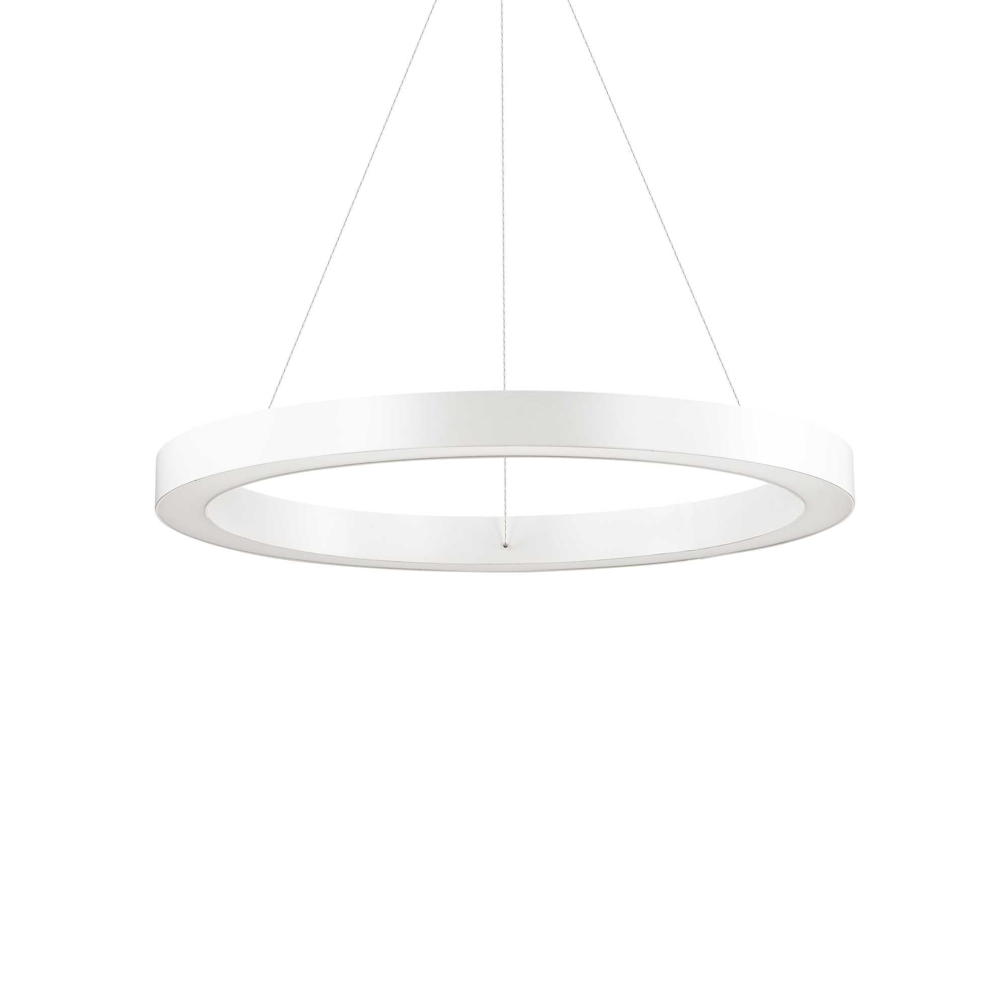 Ideallux Pendelleuchte ORACLE 60cm white aluminum LED pendant light
