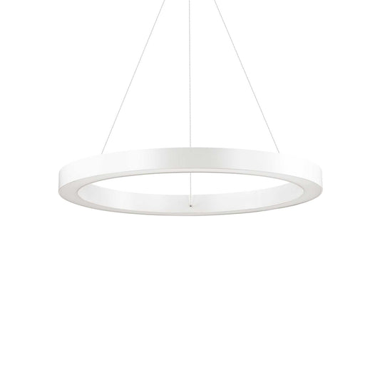 Ideallux Pendelleuchte ORACLE 60cm white aluminum LED pendant light