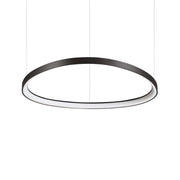 Ideallux Pendelleuchte GEMINI 81cm, schwarz, LED, dimmbar, modernes Design