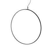 Ideallux Pendelleuchte Circus 74cm Schwarz, dimmable LED hanging light with metal and polycarbonate design, adjustable height.