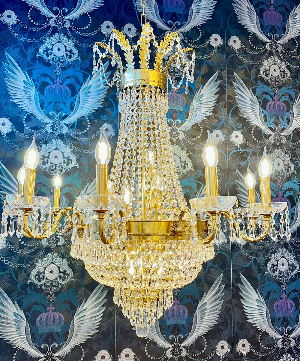 Empire Kristall Korblüster