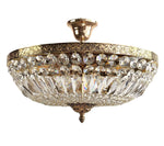 Kristall Deckenleuchte Schönbrunn in Gold