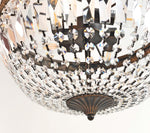 Kristall Deckenlampe mit funkelnden Kristallen