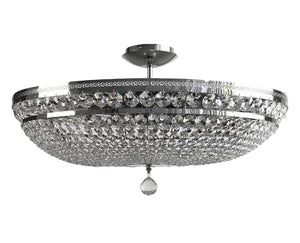 Kristall Deckenleuchte PALACE silber