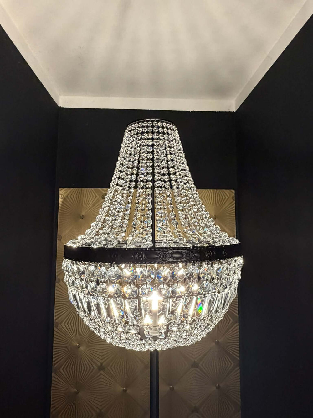 stehleuchte florence matt schwarz detail