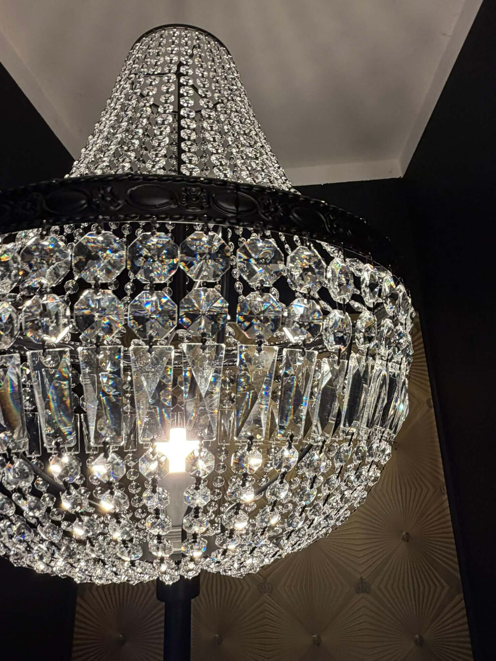 stehleuchte florence matt schwarz detail