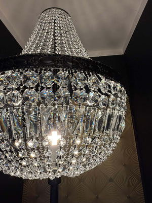 stehleuchte florence matt schwarz detail