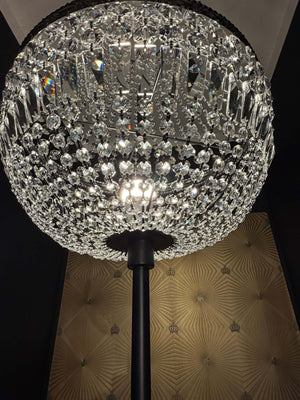 stehleuchte florence matt schwarz detail