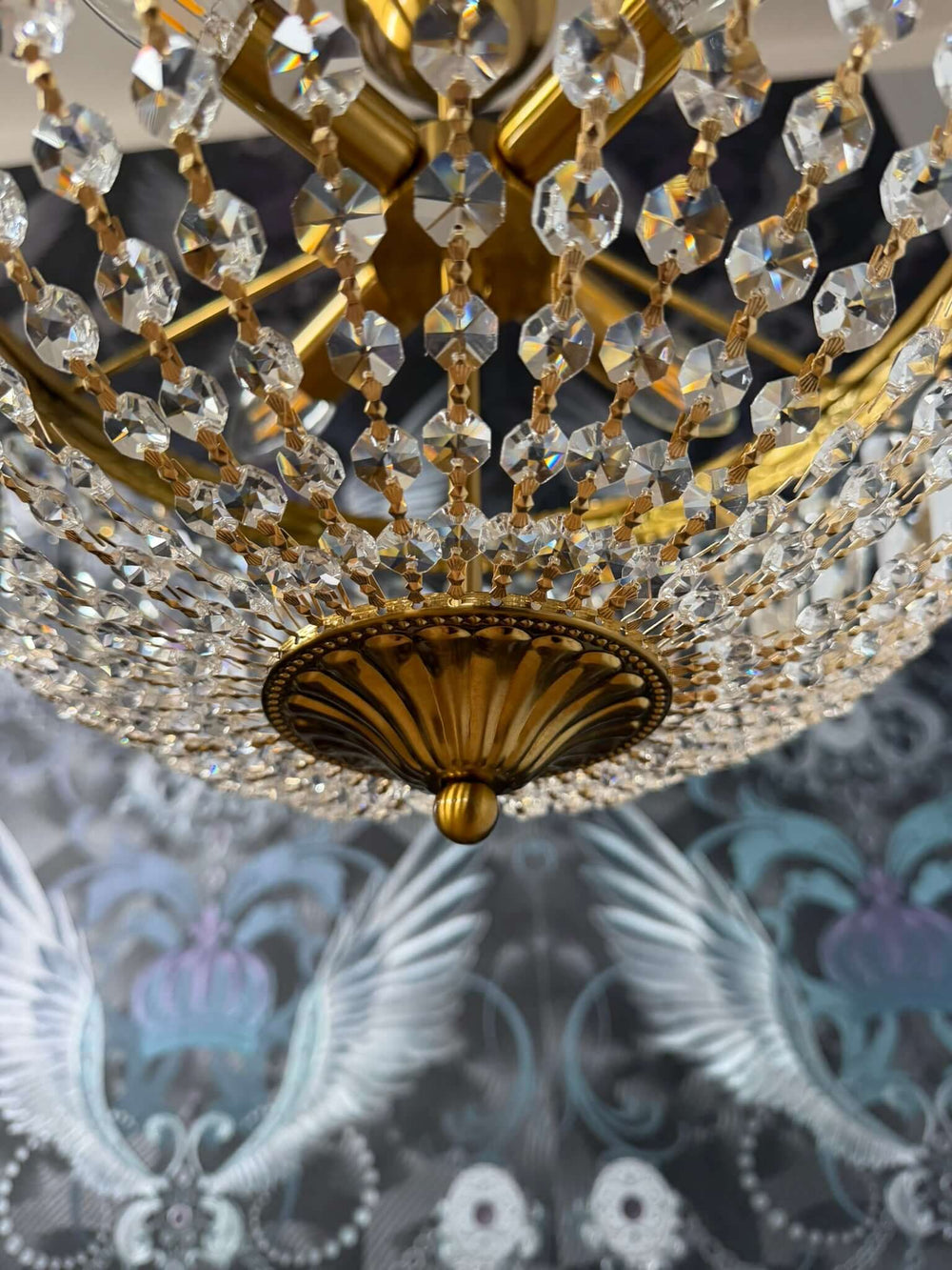 deckenleuchte florence brushed gold detail