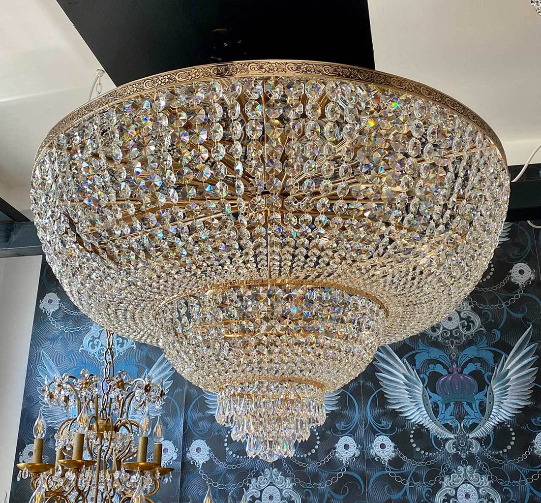 Luxus Kristall Deckenleuchte