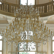 Masiero Maria Theresa Chandelier Large Ø190cm 56 lights with sparkling crystals