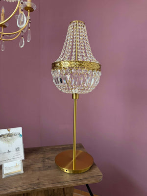 event tischleuchte florence brushed gold detail