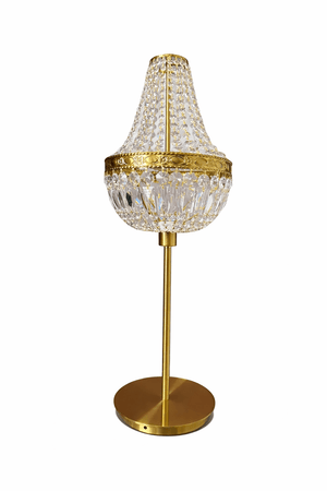 event tischleuchte florence brushed gold weißer hintergrund