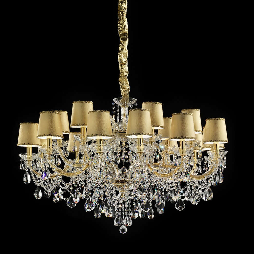 Masiero Maria Theresa Kronleuchter Gold