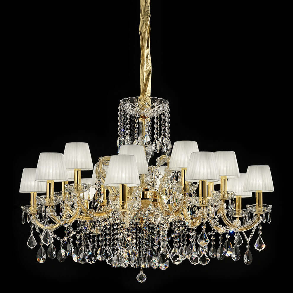 Masiero Maria Theresa Kronleuchter Gold