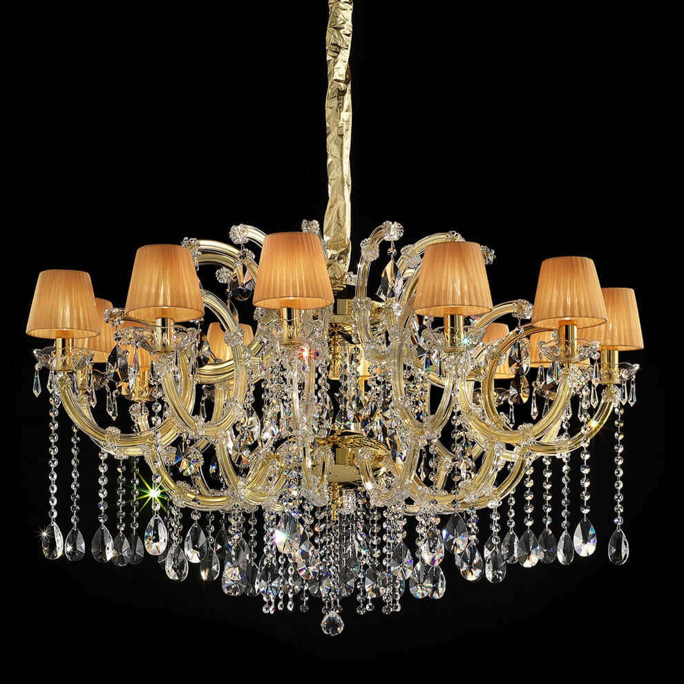 Masiero Maria Theresa Kronleuchter Gold