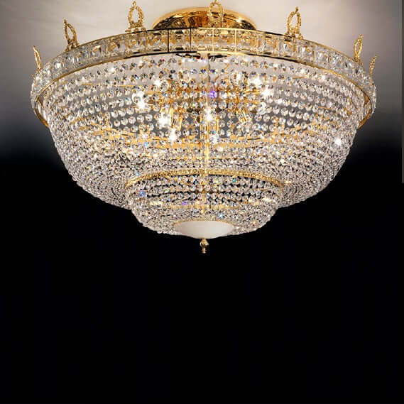 Luxus Kristall Deckenleuchte