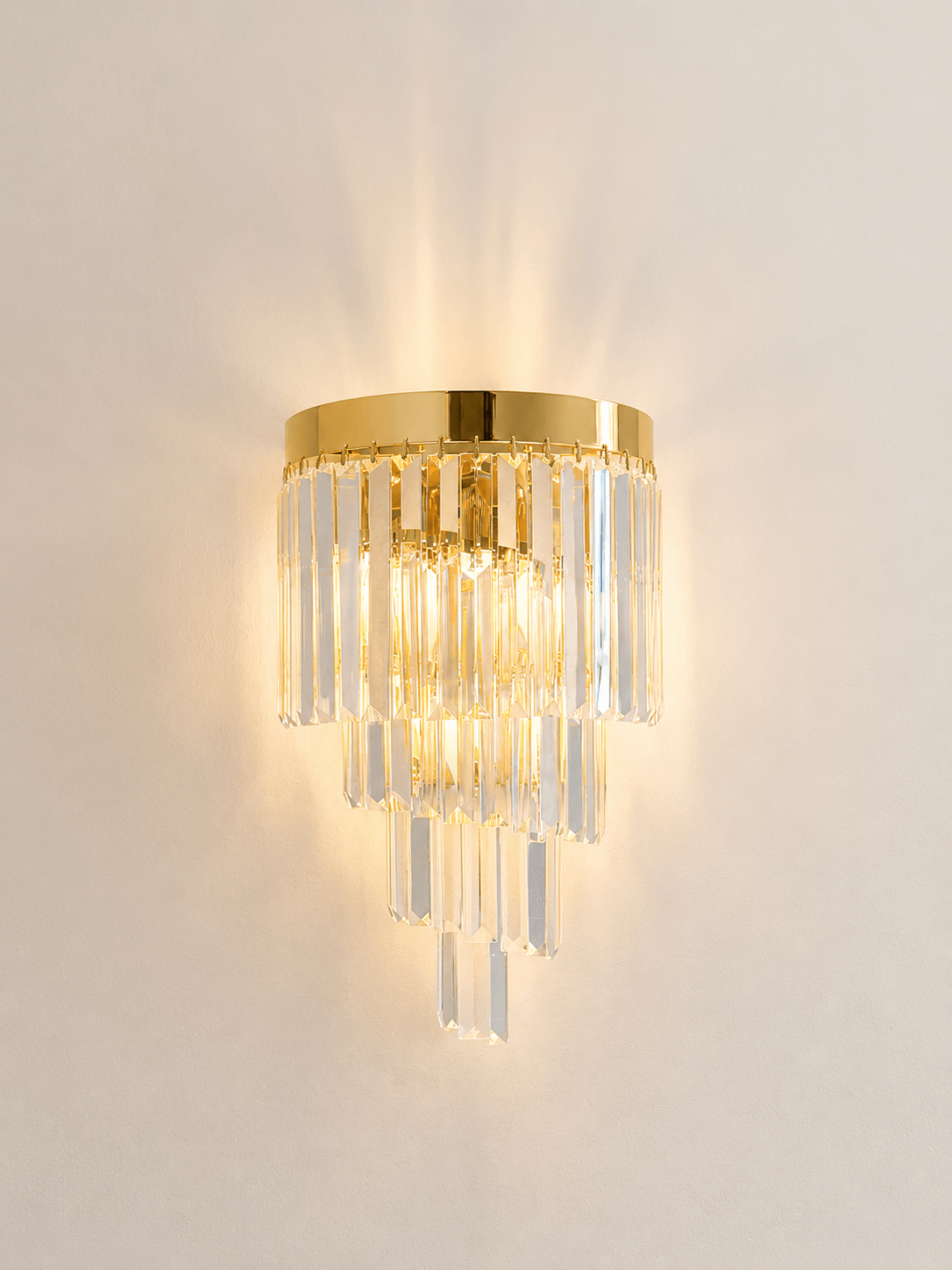 Luxury Kristall Wandleuchte Stäbe