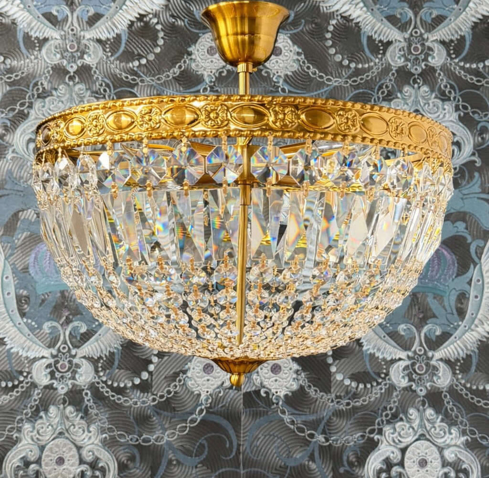 deckenleuchte florence brushed gold