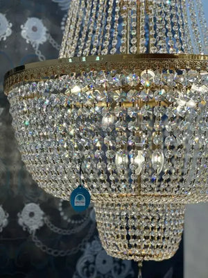 Kristall Korblüster Swarovski gold