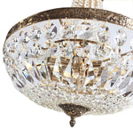 Korblüster Pendelleuchte SCHÖNBRUNN Antik Gold