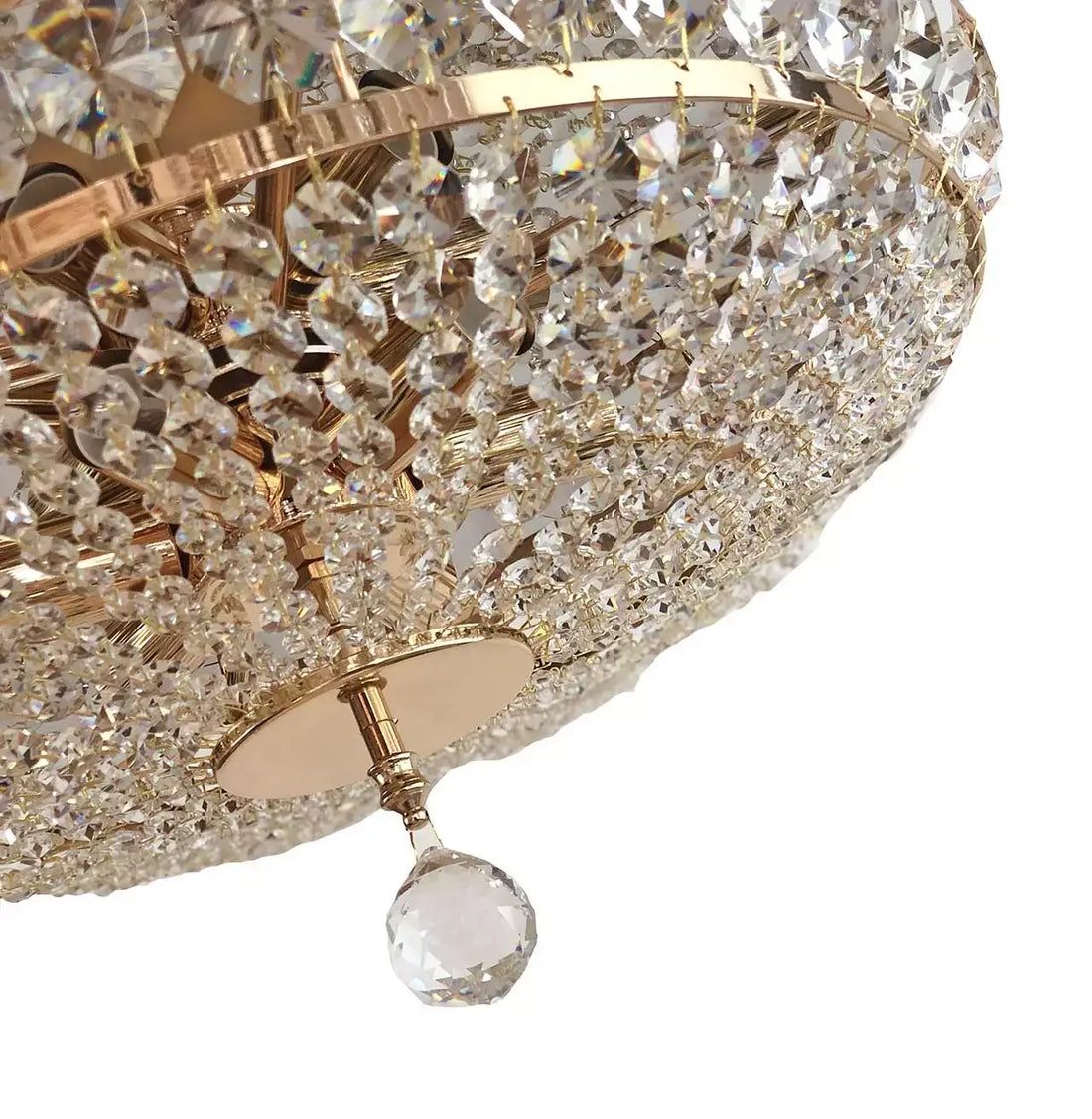 Kristall Deckenleuchte PALACE gold